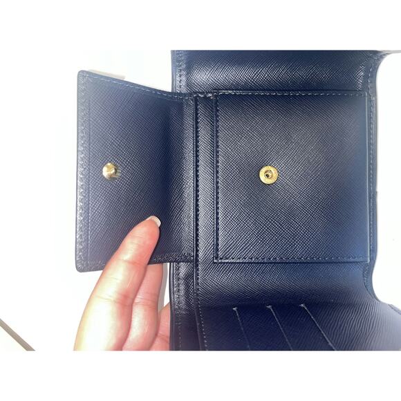 Louis Vuitton Monogram Compact Wallet in Navy - Picture 6 of 7